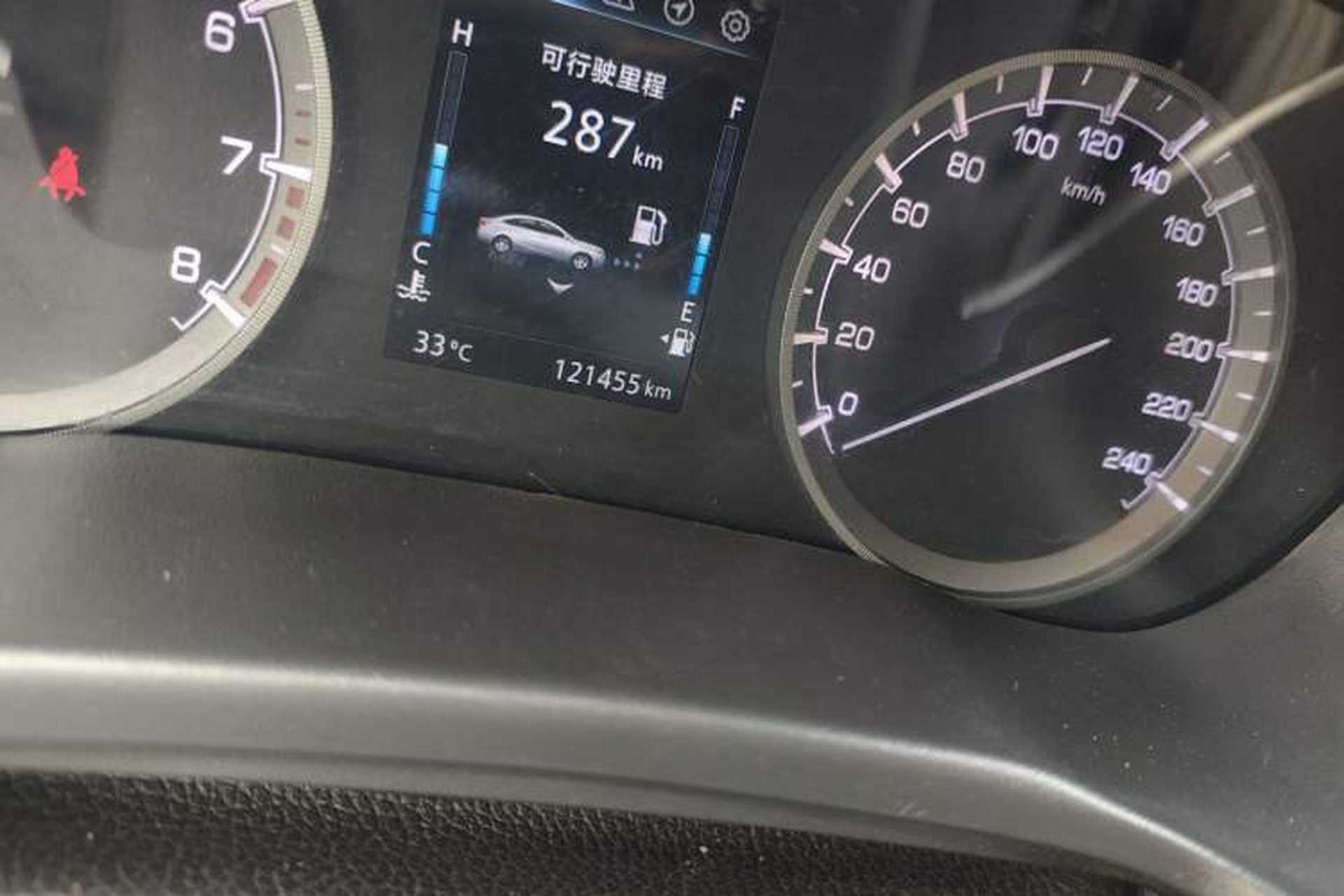 Used CHANGAN Ruicheng CC 2021 Blue Whale Edition 1.5T DCT Luxury Model Odometer Close Up