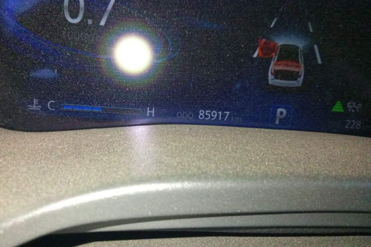 Used CHANGAN Ruicheng CC 2021 Blue Whale Edition 1.5T DCT Prestige Model Odometer Close Up