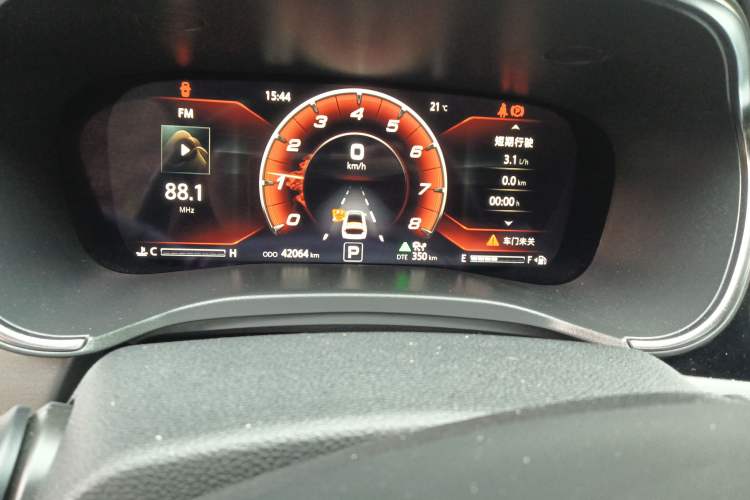 Used CHANGAN Ruicheng CC 2021 Blue Whale Edition 1.5T DCT Prestige Model Odometer Close Up