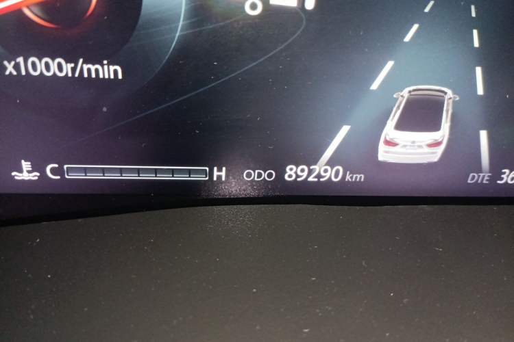Used CHANGAN Ruicheng CC 2021 Blue Whale Edition 1.5T DCT Prestige Model Odometer Close Up