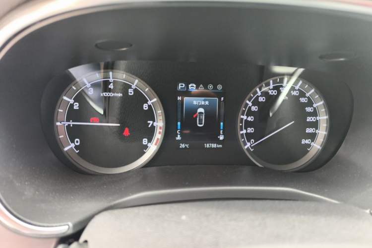 Used CHANGAN Ruicheng CC 2021 Blue Whale Edition 1.5T DCT Luxury Model Instrument Cluster