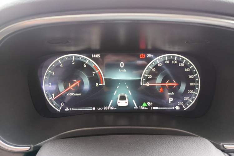 Used CHANGAN Ruicheng CC 2021 Blue Whale Edition 1.5T DCT Flagship Model Instrument Cluster