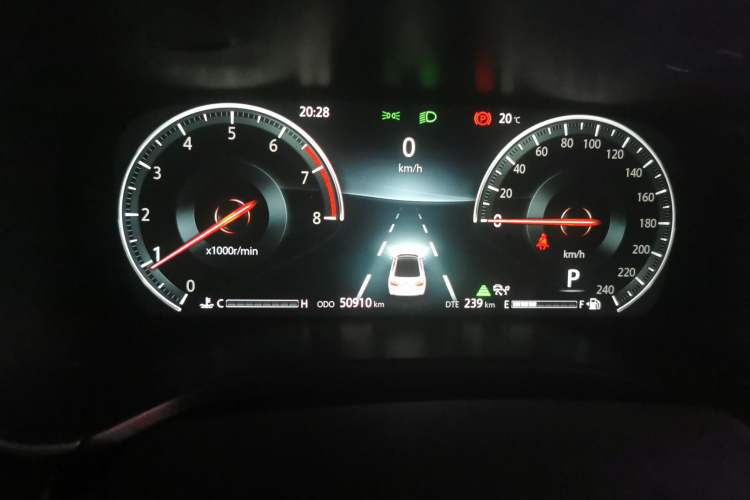 Used CHANGAN Ruicheng CC 2021 Blue Whale Edition 1.5T DCT Prestige Model Instrument Cluster