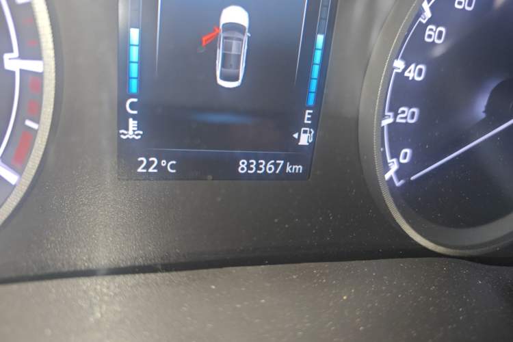 Used CHANGAN Ruicheng CC 2021 Blue Whale Edition 1.5T DCT Luxury Model Odometer Close Up