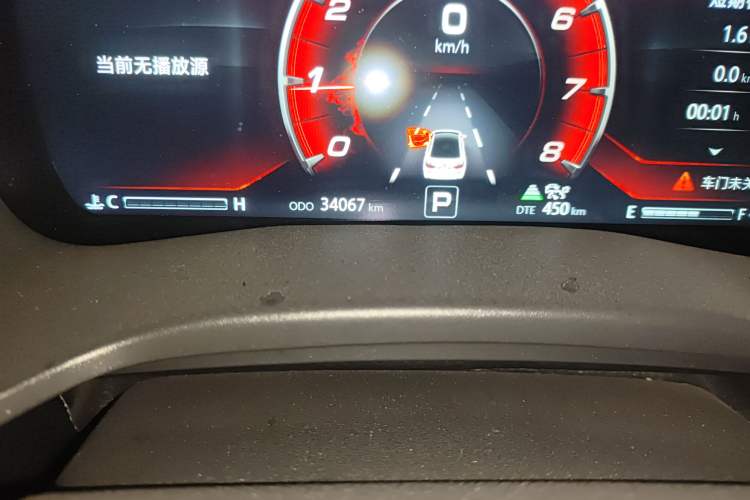 Used CHANGAN Ruicheng CC 2021 Blue Whale Edition 1.5T DCT Prestige Model Odometer Close Up