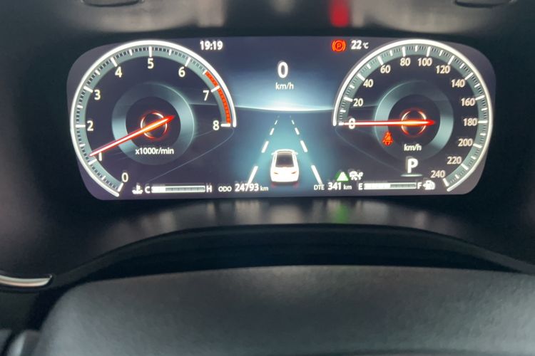 Used CHANGAN Ruicheng CC 2021 Blue Whale Edition 1.5T DCT Prestige Model Odometer Close Up