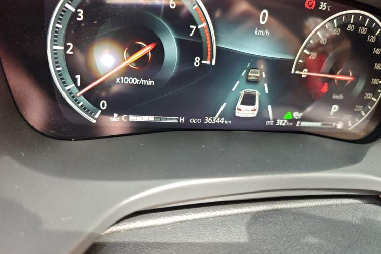 Used CHANGAN Ruicheng CC 2021 Blue Whale Edition 1.5T DCT Prestige Model Odometer Close Up