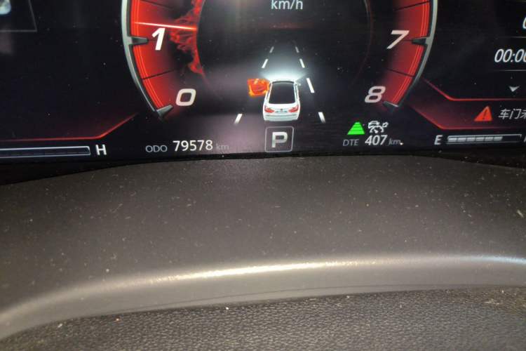 Used CHANGAN Ruicheng CC 2021 Blue Whale Edition 1.5T DCT Prestige Model Odometer Close Up