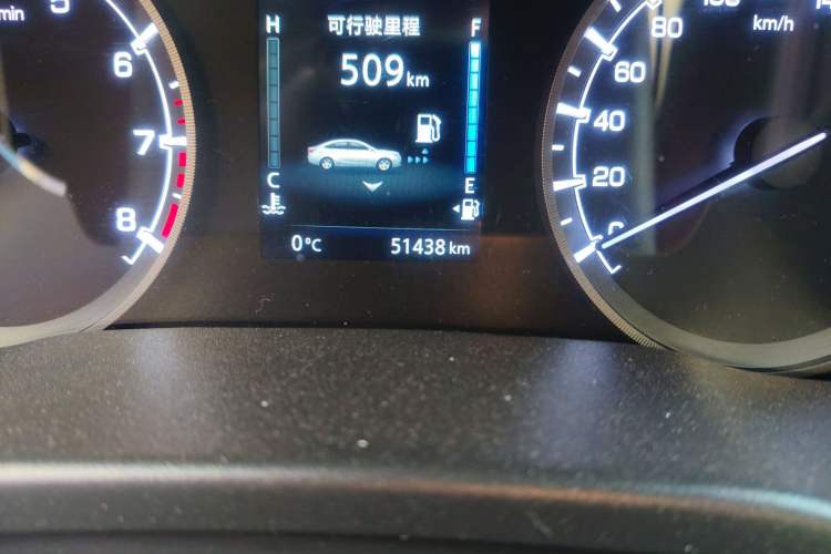Used CHANGAN Ruicheng CC 2021 Blue Whale Edition 1.5T DCT Luxury Model Odometer Close Up