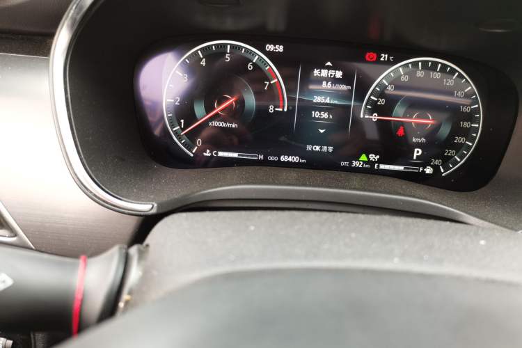 Used CHANGAN Ruicheng CC 2021 Blue Whale Edition 1.5T DCT Prestige Model Odometer Close Up