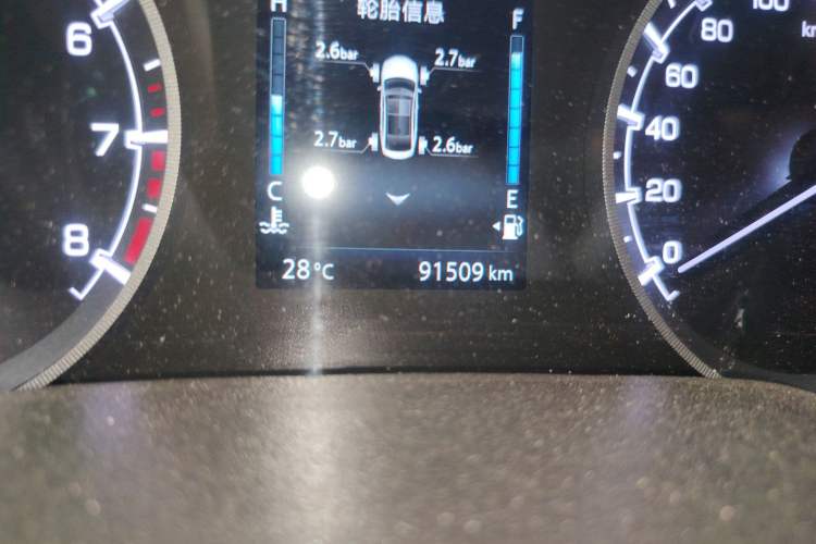 Used CHANGAN Ruicheng CC 2021 Blue Whale Edition 1.5T DCT Luxury Model Odometer Close Up