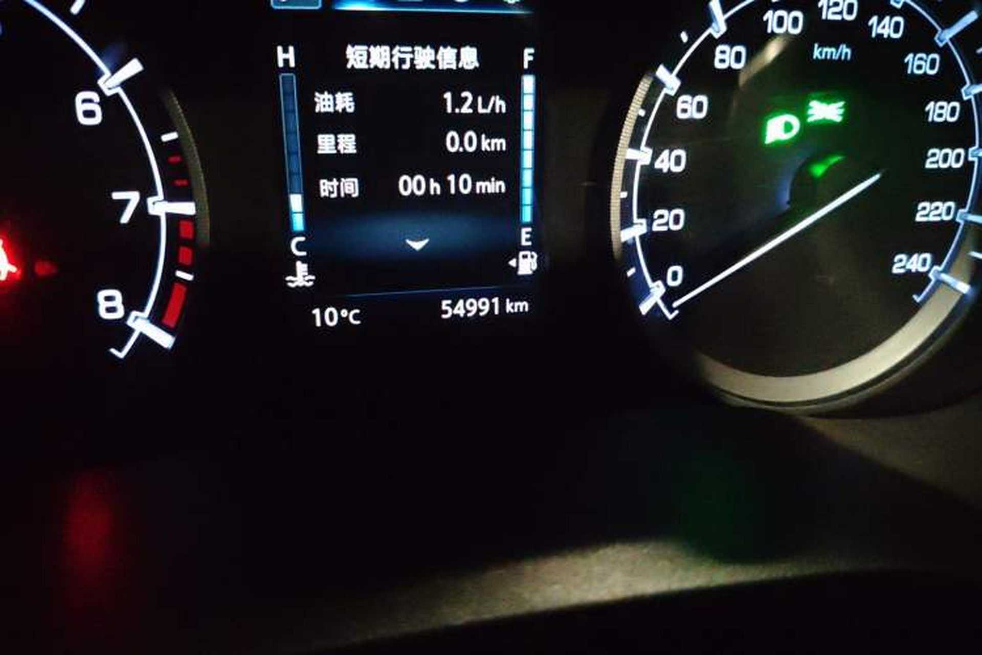 Used CHANGAN Ruicheng CC 2021 Blue Whale Edition 1.5T DCT Elite Model Odometer Close Up