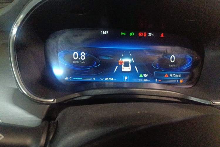 Used CHANGAN Ruicheng CC 2021 Blue Whale Edition 1.5T DCT Prestige Model Odometer Close Up