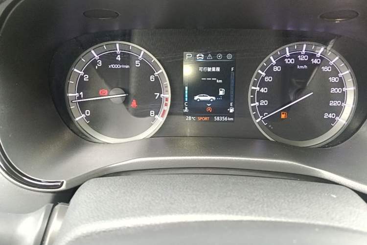 Used CHANGAN Ruicheng CC 2022 Blue Whale Edition 1.5T DCT Luxury Model Instrument Cluster