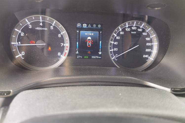 Used CHANGAN Ruicheng CC 2022 Blue Whale Edition 1.5T DCT Luxury Model Odometer Close Up