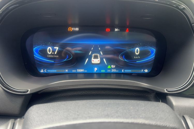 Used CHANGAN Ruicheng CC 2022 Blue Whale Edition 1.5T DCT Prestige Model Odometer Close Up
