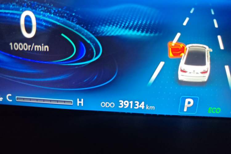 Used CHANGAN Ruicheng CC 2022 Blue Whale Edition 1.5T DCT Prestige Model Odometer Close Up