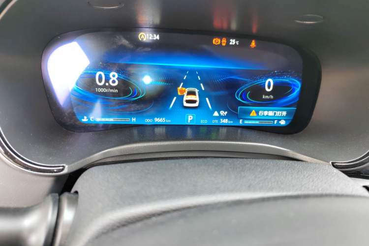 Used CHANGAN Ruicheng CC 2022 Blue Whale Edition 1.5T DCT Prestige Model Odometer Close Up