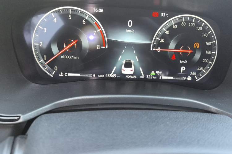 Used CHANGAN Ruicheng CC 2022 Blue Whale Edition 1.5T DCT Prestige Model Odometer Close Up