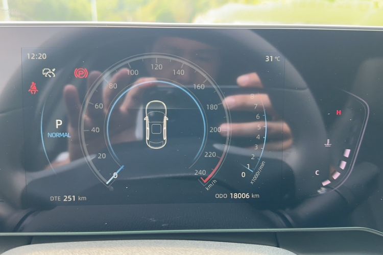 Used CHANGAN Ruicheng PLUS 2023 1.5T DCT Lingyue Trim Odometer Close Up