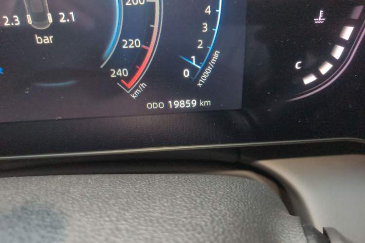 Used CHANGAN Ruicheng PLUS 2023 1.5T DCT Navigation Edition Odometer Close Up