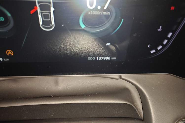 Used CHANGAN Ruicheng PLUS 2023 1.5T DCT Prestige Edition Odometer Close Up