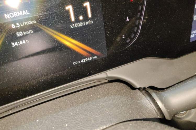 Used CHANGAN Ruicheng PLUS 2023 1.5T DCT Navigation Edition Odometer Close Up