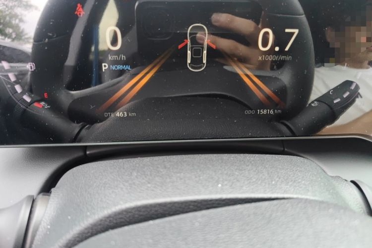 Used CHANGAN Ruicheng PLUS 2023 1.5T DCT Navigation Edition Odometer Close Up