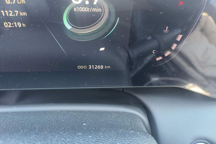 Used CHANGAN Ruicheng PLUS 2023 1.5T DCT Navigation Edition Odometer Close Up