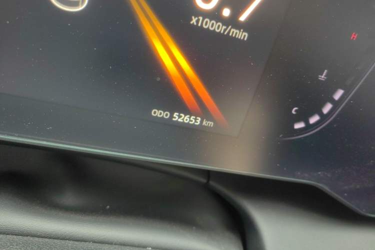 Used CHANGAN Ruicheng PLUS 2023 1.5T DCT Navigation Edition Odometer Close Up