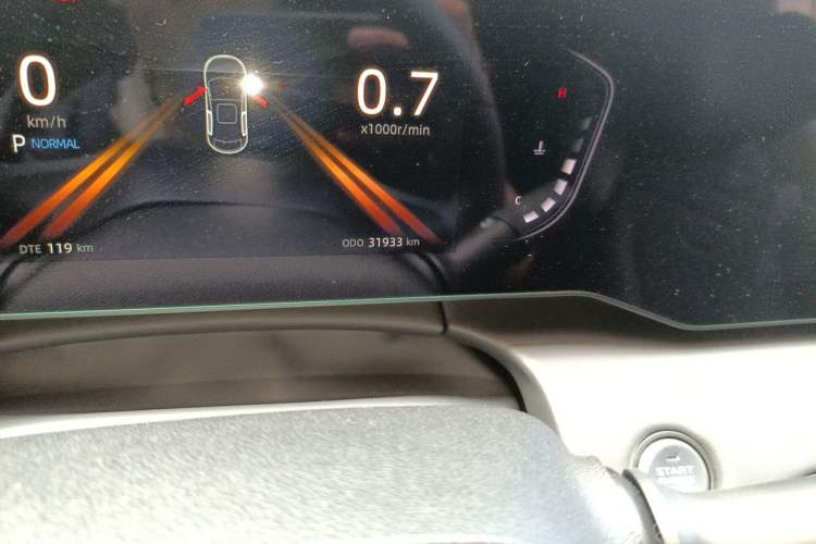 Used CHANGAN Ruicheng PLUS 2023 1.5T DCT Lingyue Trim Odometer Close Up