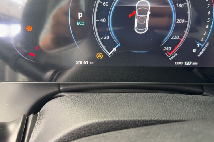 Used CHANGAN Ruicheng PLUS 2023 1.5T DCT Navigation Edition Odometer Close Up