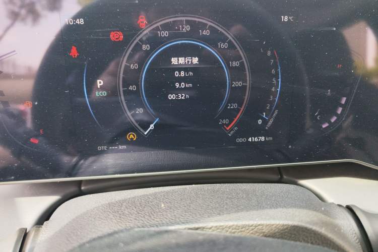 Used CHANGAN Ruicheng PLUS 2023 1.5T DCT Prestige Edition Odometer Close Up