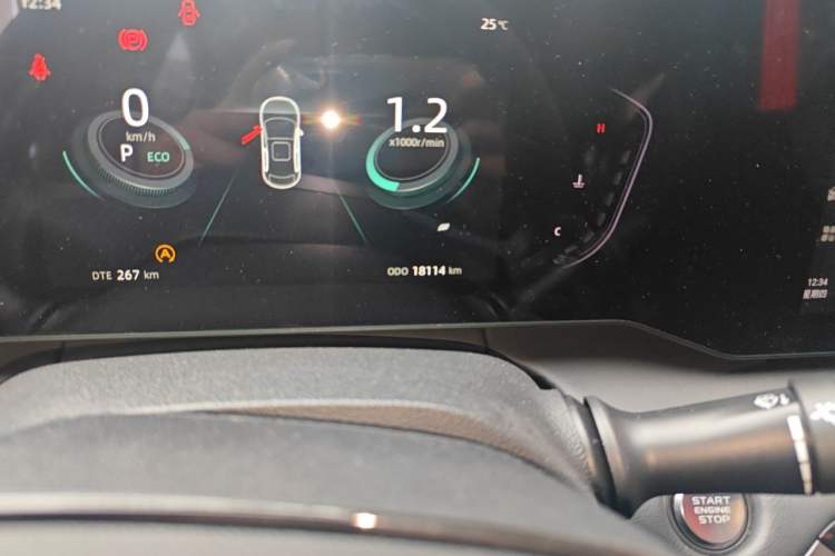 Used CHANGAN Ruicheng PLUS 2023 1.5T DCT Prestige Edition Odometer Close Up