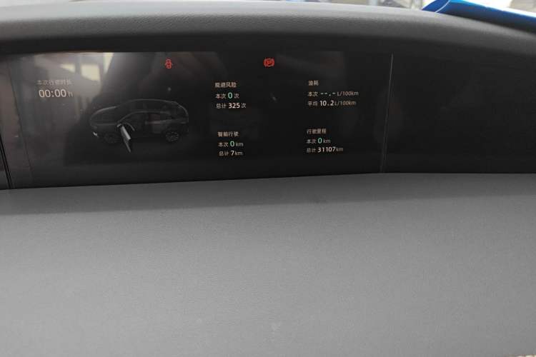 Used CHANGAN UNI-K 2021 2.0T Excellence Edition Odometer Close Up