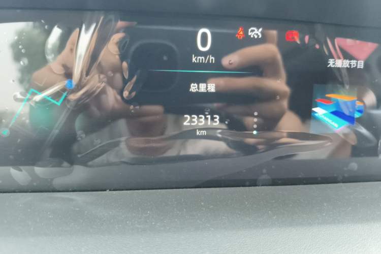 Used CHANGAN UNI-K 2021 2.0T Excellence Edition Odometer Close Up