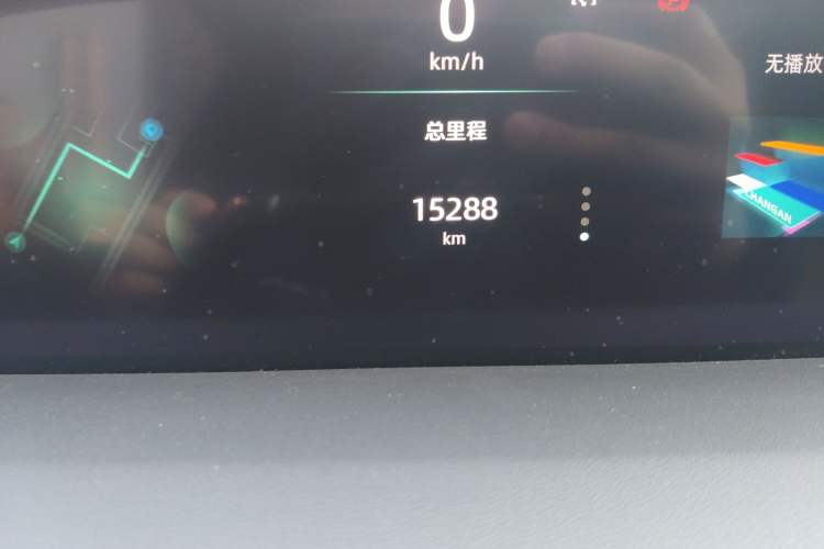 Used CHANGAN UNI-K 2021 2.0T Prestige Edition Odometer Close Up