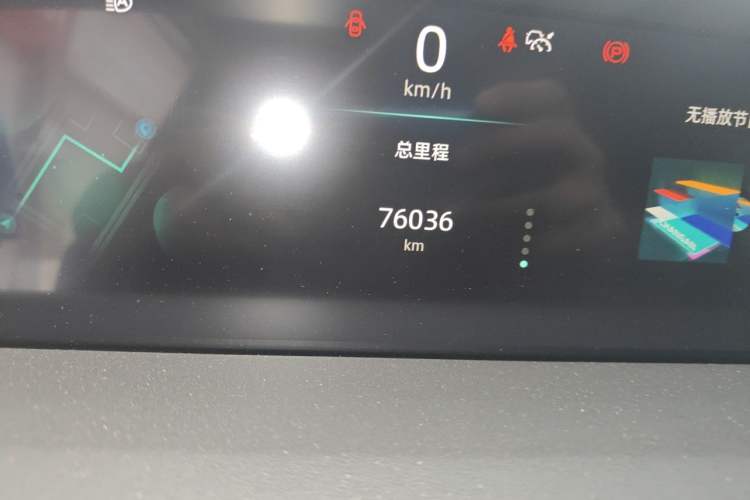 Used CHANGAN UNI-K 2021 2.0T All-Wheel Drive Prestige Version Odometer Close Up