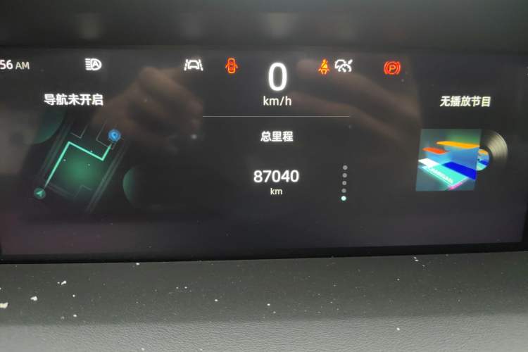 Used CHANGAN UNI-K 2021 2.0T All-Wheel Drive Prestige Version Odometer Close Up