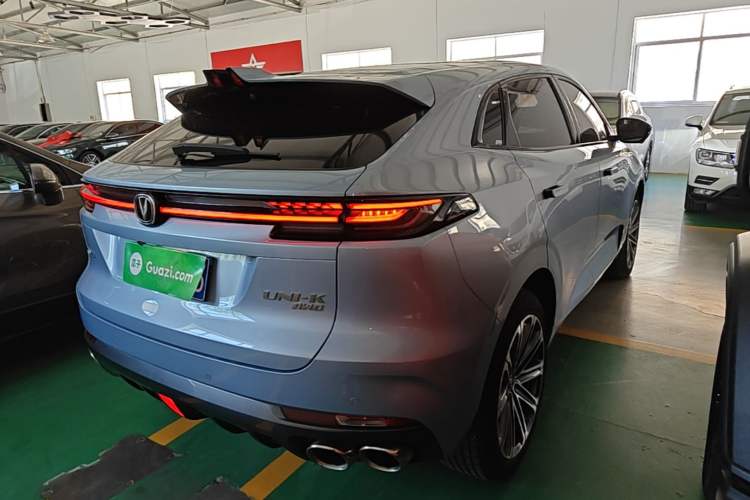 Used CHANGAN UNI-K 2021 2.0T All-Wheel Drive Prestige Version Rear Right 45 Deg
