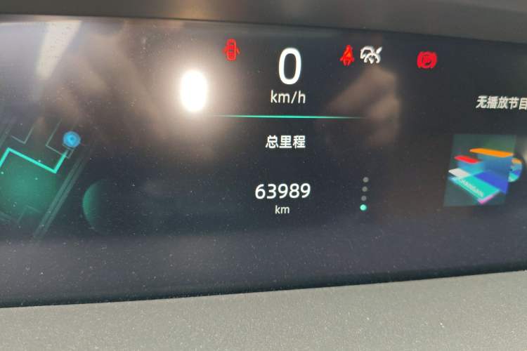 Used CHANGAN UNI-K 2021 2.0T Prestige Edition Odometer Close Up