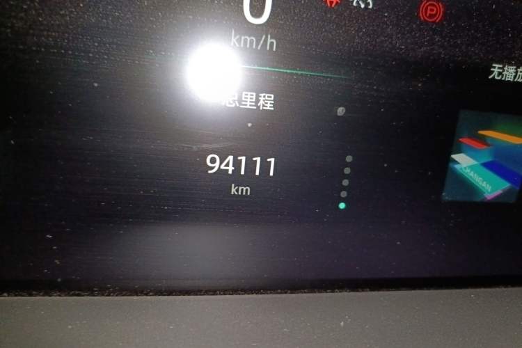 Used CHANGAN UNI-K 2021 2.0T All-Wheel Drive Prestige Version Odometer Close Up