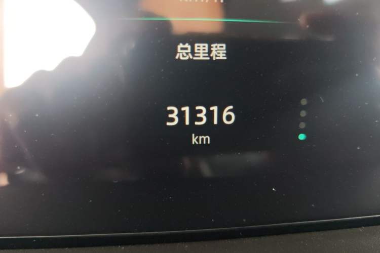 Used CHANGAN UNI-K 2021 2.0T Prestige Edition Odometer Close Up