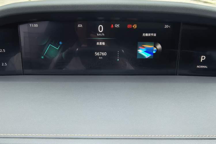 Used CHANGAN UNI-K 2021 2.0T All-Wheel Drive Prestige Version Odometer Close Up