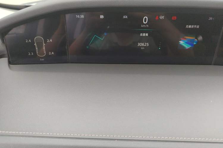 Used CHANGAN UNI-K 2021 2.0T Prestige Edition Odometer Close Up