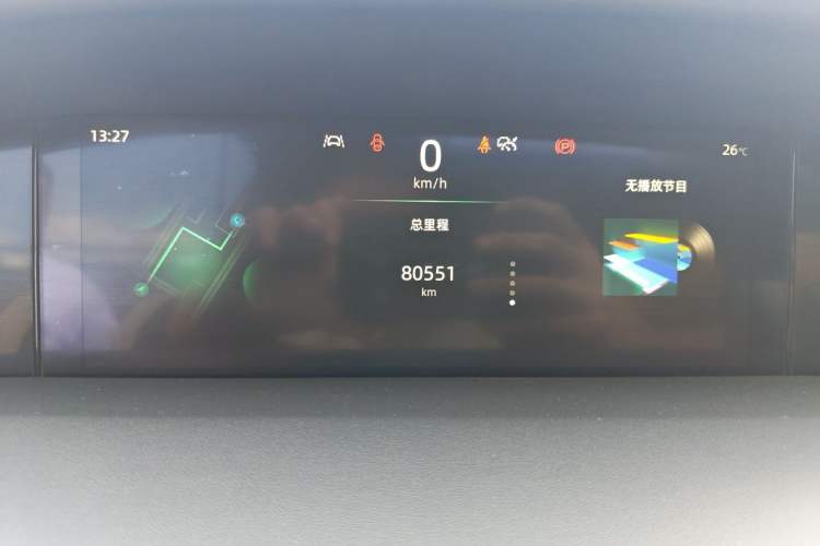 Used CHANGAN UNI-K 2021 2.0T All-Wheel Drive Prestige Version Odometer Close Up