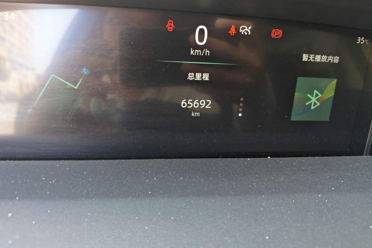 Used CHANGAN UNI-K 2021 2.0T Excellence Edition Odometer Close Up