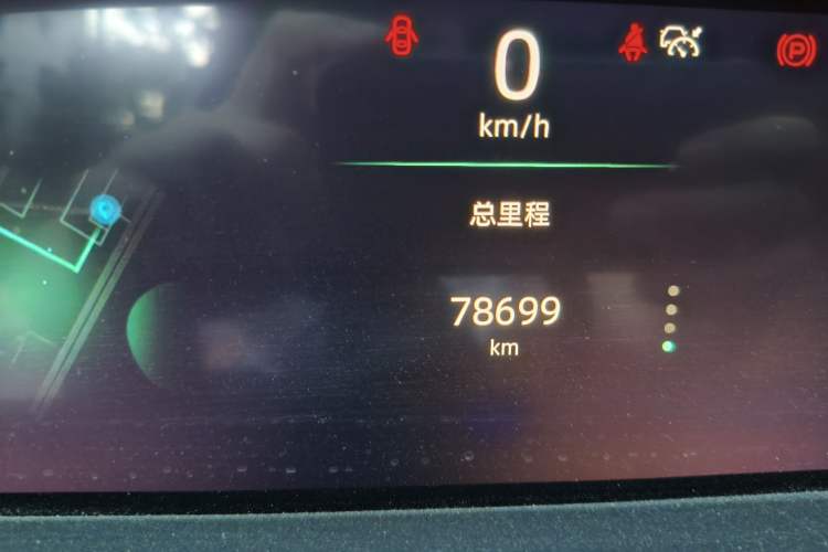 Used CHANGAN UNI-K 2021 2.0T Excellence Edition Odometer Close Up