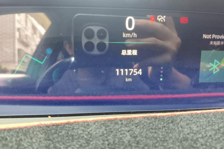 Used CHANGAN UNI-K 2021 2.0T Excellence Edition Odometer Close Up