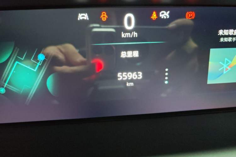 Used CHANGAN UNI-K 2021 2.0T Prestige Edition Odometer Close Up